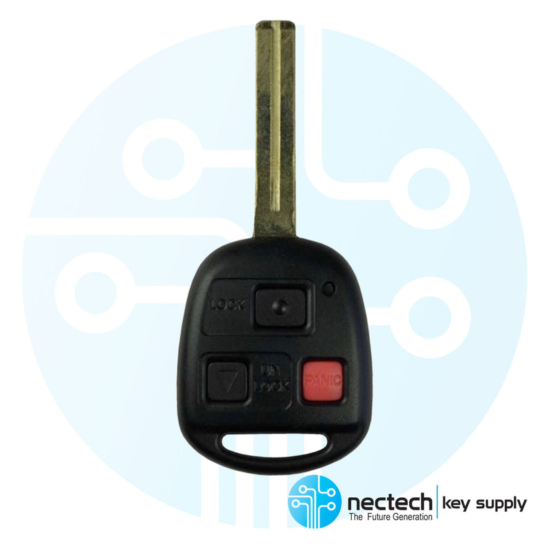 2007 Lexus LX470 Remote Head Key FCC ID: HYQ12BBT / Chip 4D68