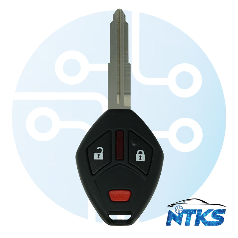 2007 - 2013 Llave de cabeza remota para Mitsubishi Endeavor 3B FCC: OUCG8D-620M-A
