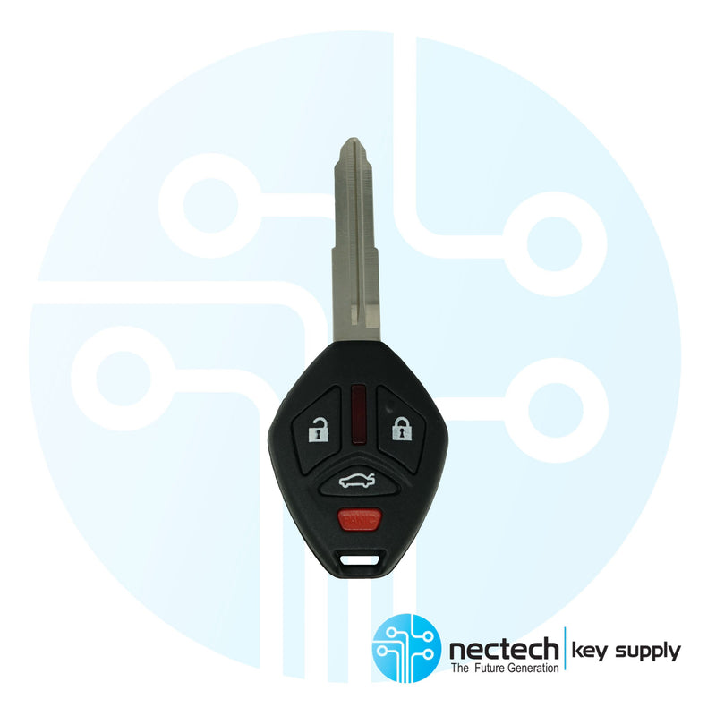 2007 - 2012 Mitsubishi Eclipse Galant Llave de cabeza remota 4B FCC: OUCG8D-620M-A / PN: MN141545