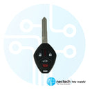 2006 - 2007 Mitubishi Eclipse Galant Llave de cabeza remota FCC:OUCG8D-620M-A / PN: G8D-620M-A