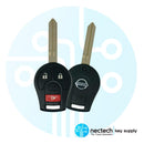 2003 - 2019 Nissan Cube Juke Rogue Titan Llave de cabeza remota 3B FCC: CWTWB1U751 PN:H0561-C993A