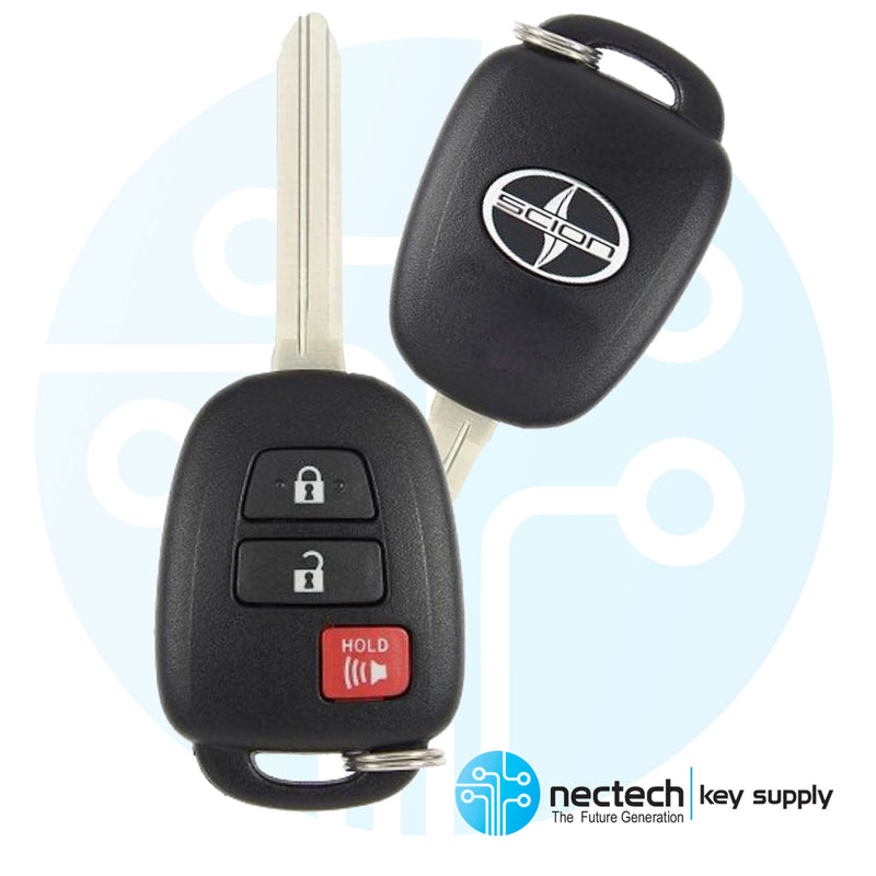 2013 - 2015 Scion XB Remote Head Key 3B FCC: HYQ12BDP - Non Transponder