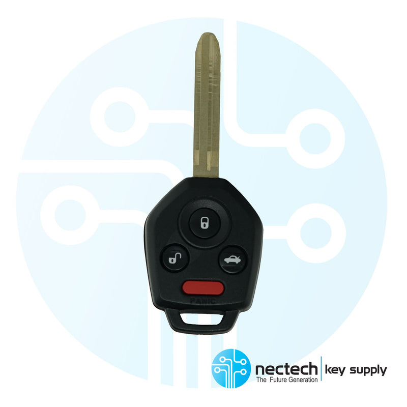 2017 - 2018 Subaru Impreza Ascent Llave de cabeza remota FCC: CWTB1G077 / Chip: H Subaru Chip (carcasa de tablero negro)