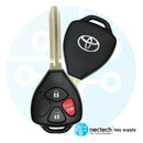 2009 - 2016 Toyota Matrix Venza Remote Head Key FCC: GQ4-29T / Chip Letter G