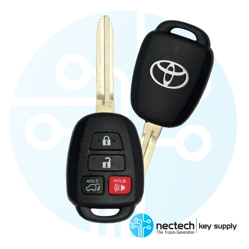 2013 - 2019 Toyota RAV4 Highlander Sequoia Remote Head Key FCC: GQ4-52T / Chip Letter H