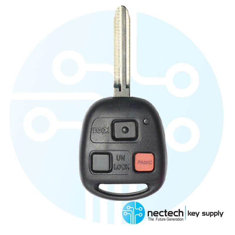 Llave de cabeza remota 2003-2009 para Toyota FJ Landcruiser PN: 89070-60750 FCC: HYQ12BBT Chip 4D67