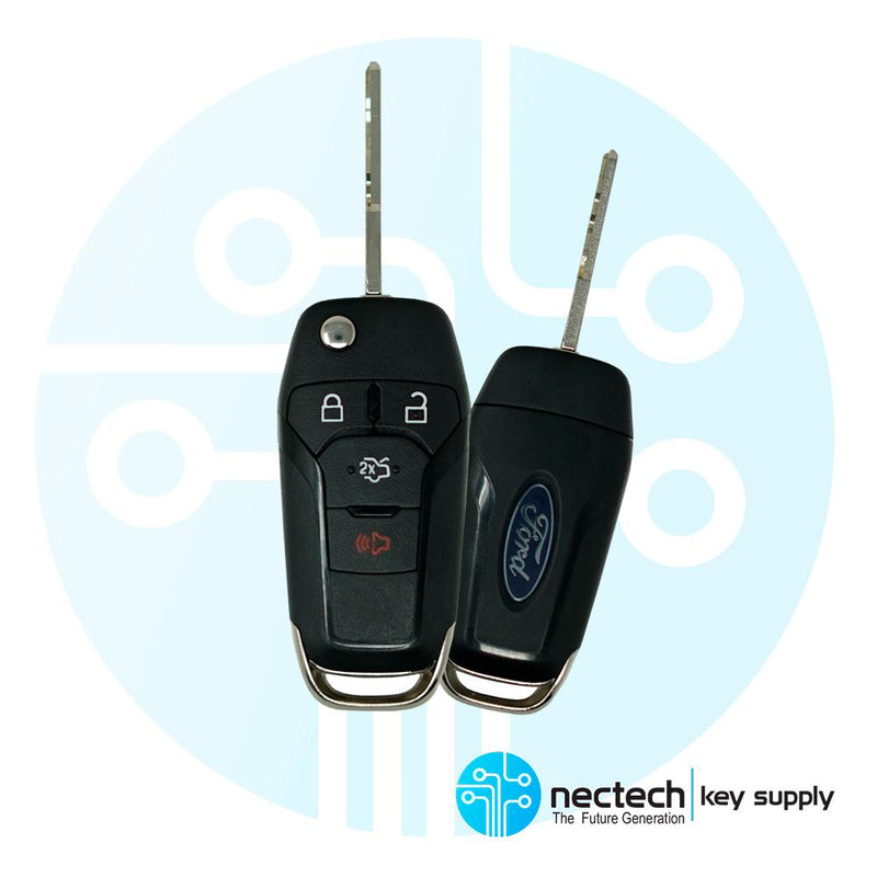 2013 - 2016 Ford Fusion Remote Flip Key 4B OEM FCC: N5F-A08TAA PN: 164-R7986