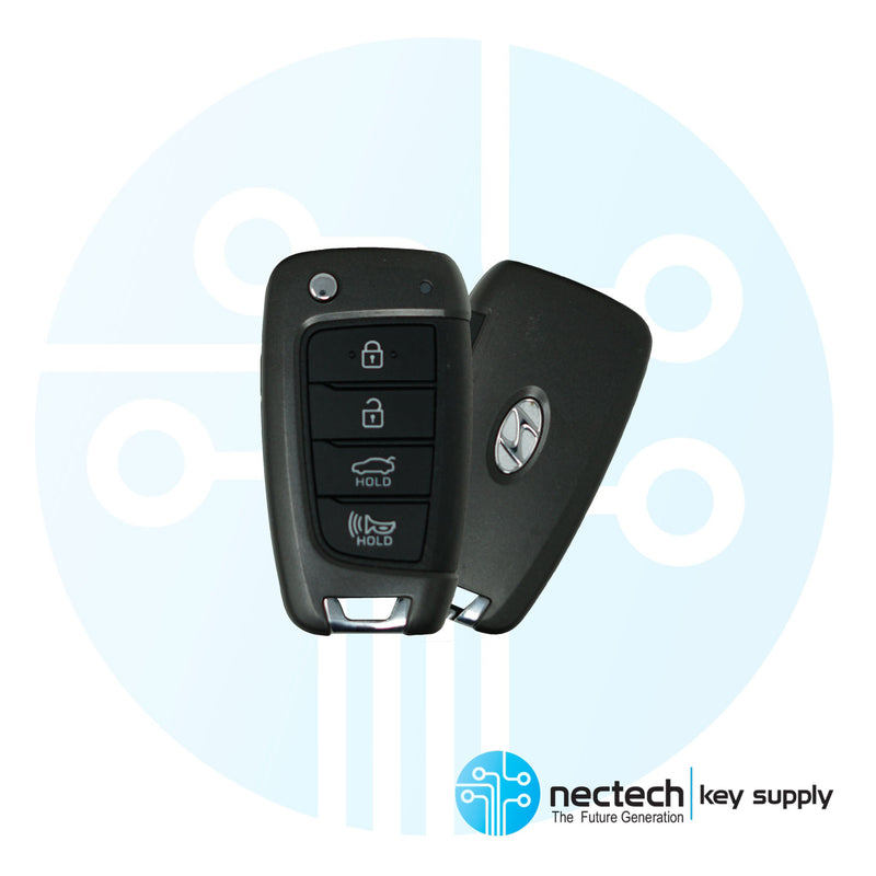 2018 - 2021 Hyundai Accent Remote Flip Key FCC: NYOSYEC4TX1707 (HC 4BT) / PN: 95430-J0700