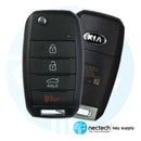 Llave abatible remota Kia Forte 2017 - 2018 FCC: OSLOKA-875T (YD) / PN: 95430-A7201