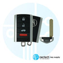 2009 - 2014 Llave de proximidad inteligente Acura TL FCC: M3N5WY8145 PN: 72147-TK4-A71