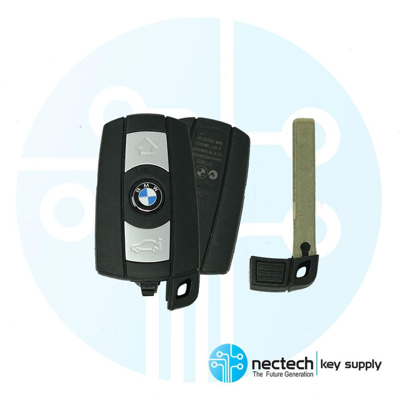 2004 - 2013 BMW CAS Smart Key Slug SLOT FCC: KR55WK49127 Without Comfort Access