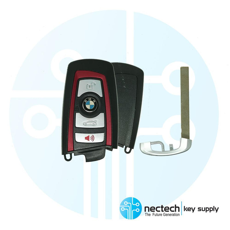 2011 - 2017 BMW X5 X6 Series 1 2 3 4 Series Smart Key FCC: YGOHUF5767 - 434 Mhz RED