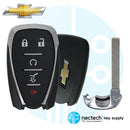 2021 - 2022 NUEVO Chevrolet Trailblazer Blazer Llave de proximidad inteligente 5B FCC: HYQ4ES