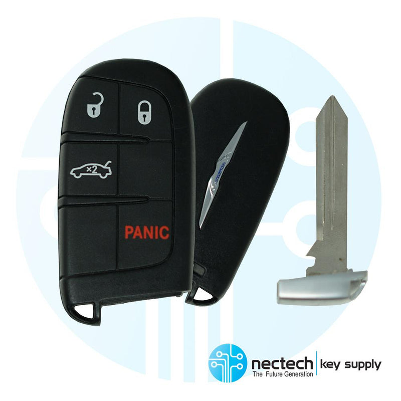 2015 - 2021 Chrysler Gen 4 "Tombstone" Smart Key 4B FCC: M3M-40821302 / PN:68155686AB