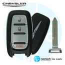 2017-2019 NUEVA llave inteligente Chrysler Pacifica Voyager Llave inteligente de proximidad de 3 botones FCC: M3N-97395900 - 68217827 AC