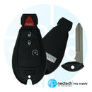 2013 - 2018 RAM llave remota Fobik 4B FCC: GQ4-53T