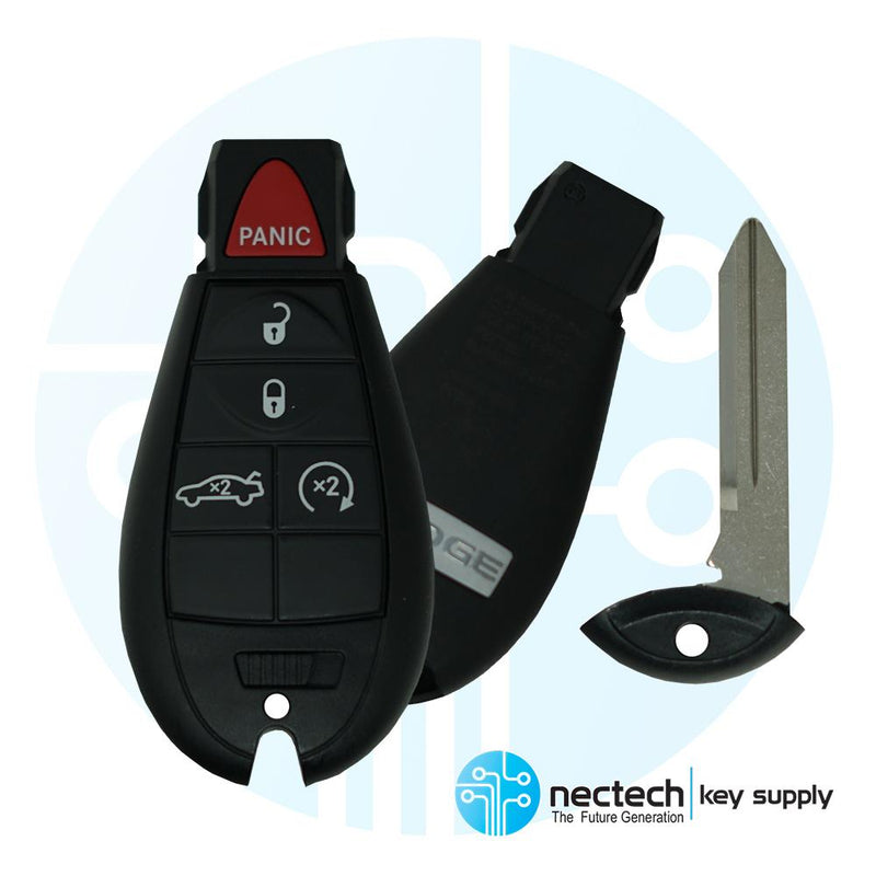 2008 - 2014 Dodge Charger Challenger Keyless Go Proximity Fobik FCC ID: IYZ-C01C - 5B