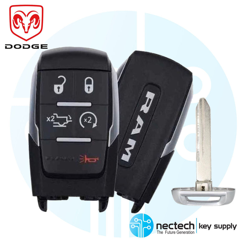 2019-2021 Dodge Ram Pickup 5B Smart Key FCC: GQ4-76T / PN: 68374994AC
