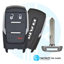 Llave inteligente para camioneta Dodge Ram 2019-2021 FCC: GQ4-76T / PN: 68375455AB