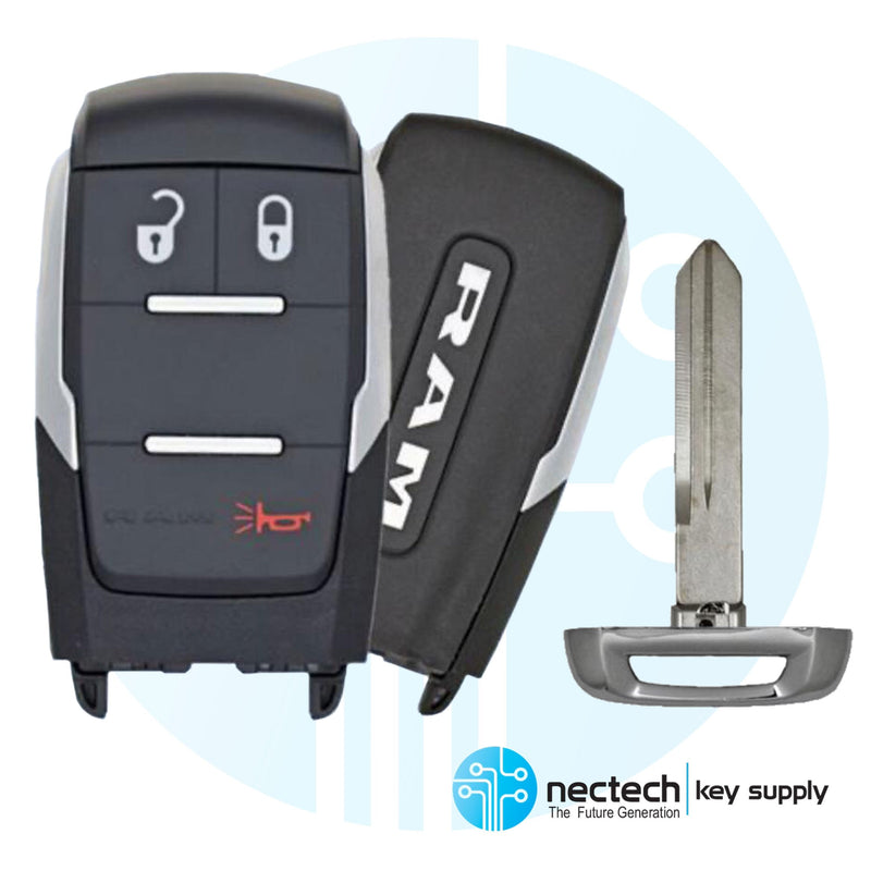 2019-2021 Dodge Ram Pickup Smart Key FCC: GQ4-76T / PN: 68375455AB