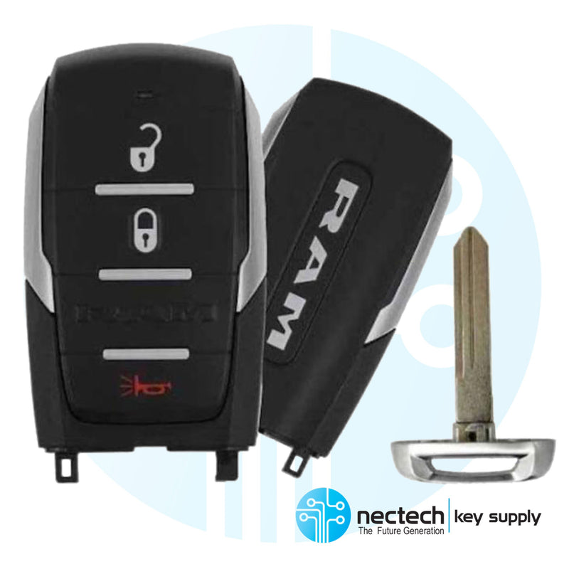 Llave inteligente para camioneta Dodge Ram 1500 2019 - 2020 FCC: OHT-4882056 3 botones / PN: 68442905AB