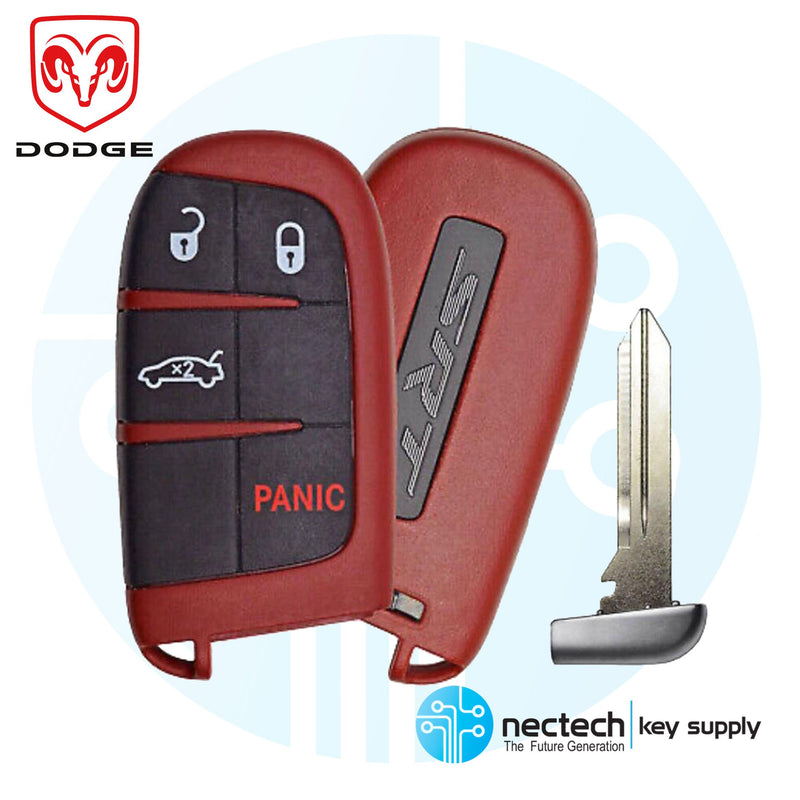 2015 - 2018 NEW Dodge Charger Challenger Hellcat Smart Key 4-B FCC:  M3N-40821302 / PN: 68234960AB