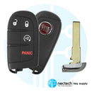 2015 - 2017 Fiat 500 GEN4 Llave inteligente de proximidad FCC: M3N-40821302 / PN: 735637066