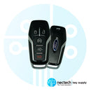 2015 - 2017 Ford Serie F Control remoto de llave inteligente de proximidad FCC: M3N-A2C31243300 / PN: 164-R8117