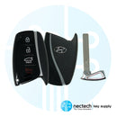 2015 - 2017 Hyundai Azera Control remoto de proximidad con llave inteligente FCC: SY5DMFNA433 / PN: 95440-3V022