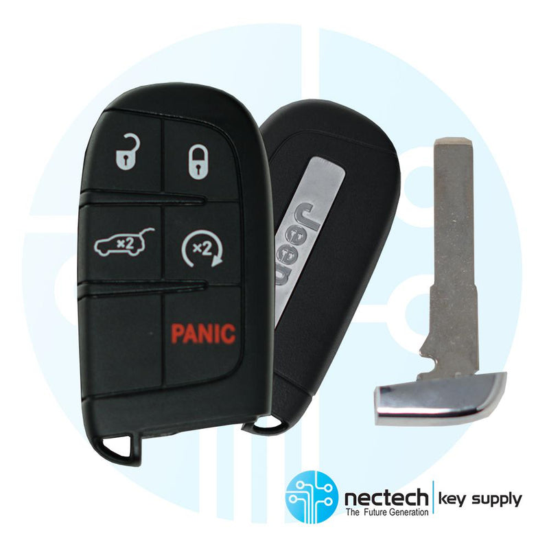2017 - 2024 Jeep Compass Proximity Smart Key (GEN4) Tombstone FCC: M3N40821302