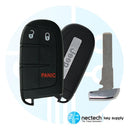 Llave inteligente de proximidad Jeep Renegade 2015 - 2020 (GEN4) Tombstone FCC: M3N40821302