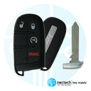 2014 - 2020 Jeep Grand Cherokee Llave de proximidad inteligente (GEN4) Tombstone FCC: M3N40821302