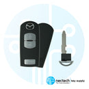 2018 - 2019 Mazda CX5 CX3 Llave de proximidad inteligente FCC: WAZSKE13D02