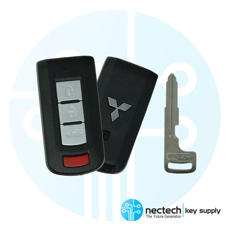 2008 - 2017 Mitsubishi Lancer Llave de proximidad inteligente 4B FCC: OUC644M-KEY-N / PN: 8637A228