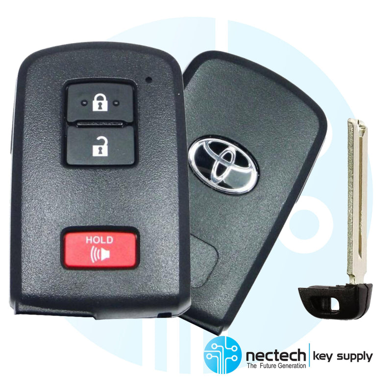 2012 - 2021 Toyota Land Cruiser Tacoma Highlander 3 Button Proximity Smart Key FCC: HYQ14FBA / AG Board, 2110