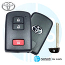 2012 - 2021 NUEVO Toyota Land Cruiser Tacoma Highlander Llave inteligente de proximidad de 3 botones FCC: Tablero HYQ14FBA / AG, 2110