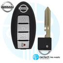 2007 - 2012 Nissan Maxima Sentra Llave de proximidad inteligente FCC: CWTWBU735 PN: 285E3-EW81D