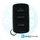 2002 – 2007 Mitsubishi Eclipce Galant Lancer llave de control remoto FCC: OUCG8D-525M-A / PN: MR587980