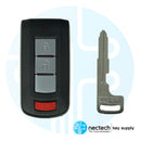 2013 - 2020 Mitsubishi Mirage Llave de proximidad inteligente 3B FCC: OUC003M / PN: 8637B153