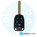 2011 - 2013 Honda Odyssey Llave de cabeza remota 6B FCC: N5F-A04TAA / PN: 35118-TK8-A20