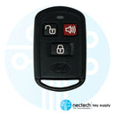 2003 - 2006 Hyundai Elantra Santa Fe Control remoto FCC: OSLOKA-221T