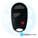 2000 – 2004 Nissan Sentra Maxima llave de control remoto FCC: NHVBU427/NHVWBU43 PN: 282684Z400