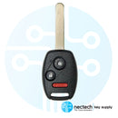 2007-2015 Honda CRV, Fit, Insight, Accord Crosstour, Accord Coupe Llave de cabeza remota FCC:MLBHLIK-1T / PN: 35118-TA0-A04