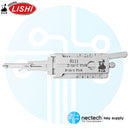 Púa original Lishi B111 GM Z-Keyway (guardada) de 2 pulgadas - Antideslumbrante