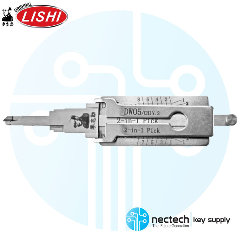 Original Lishi CH1 DWO4 DWO5 GM 2-in Pick