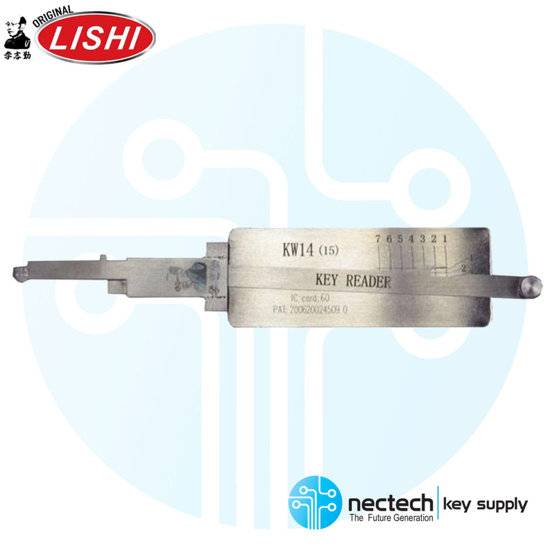 Original Lishi Decoder Reader KW14 V2 Kawasaki Bike Decoder