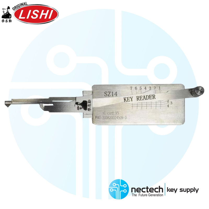 Original Lishi Decoder Reader SZ14 SUZUKI Bike