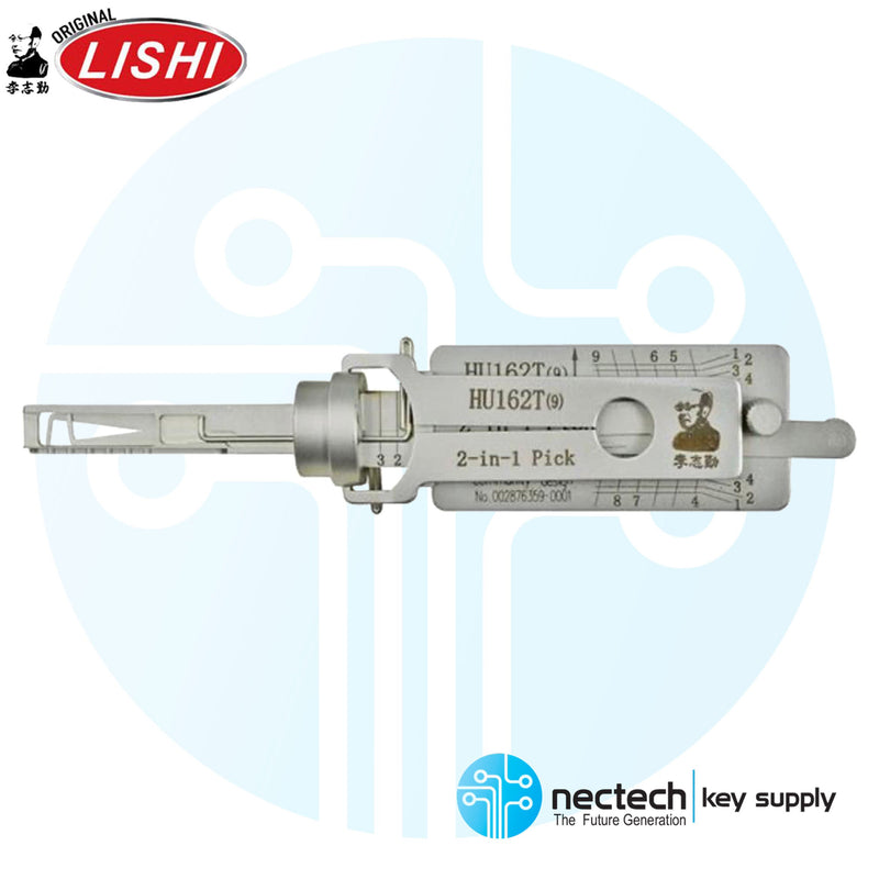 Original Lishi VW Audi HU162T 2016 Pick & Decoder 9 -Cut AG