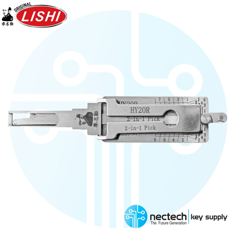 Original Lishi HY18R HY20R Kia Hyundai 2-in Pick