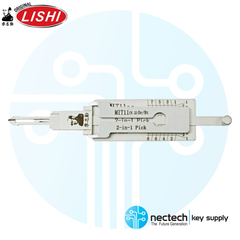 Original Lishi MIT11R Mitsubishi Door Only 2-in Pick - Anti Glare